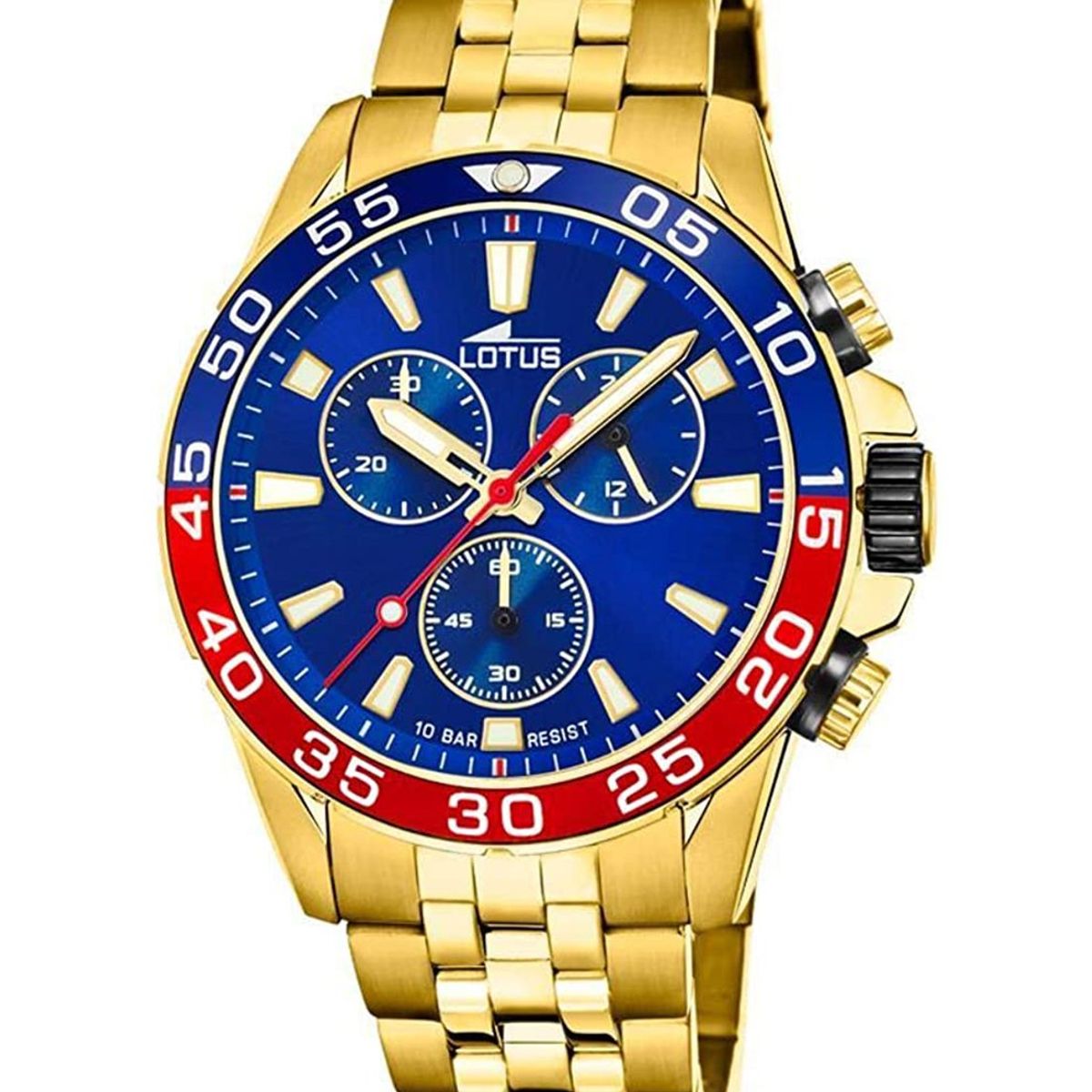 LOTUS - Reloj 18769/3 Lotus Azul Petróleo Hombre Crono Deportivo