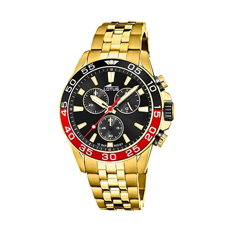 LOTUS - Reloj 18769/4 Lotus Negro Hombre Crono Deportivo