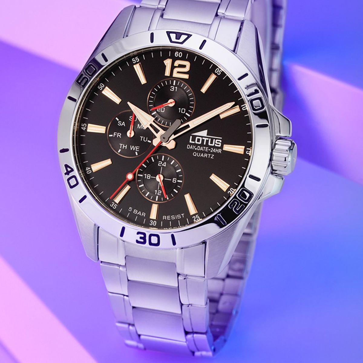 LOTUS - Reloj 18812/6 Lotus Negro Hombre Multifuncion