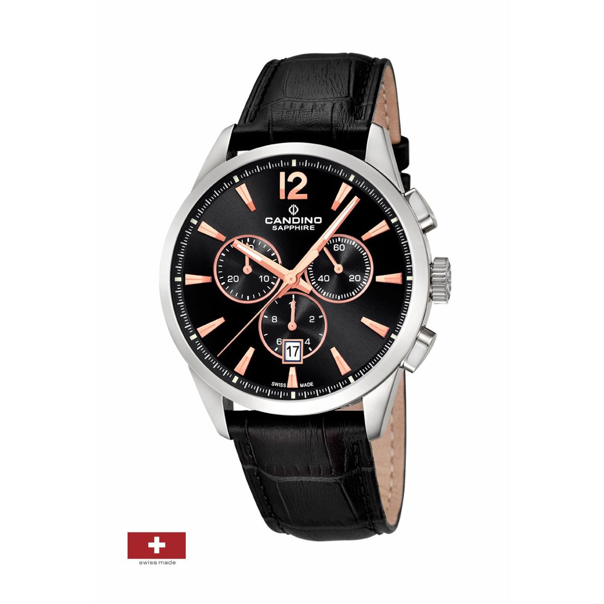 CANDINO - Reloj C4517/G Candino Negro Hombre Sport Athletic Chic