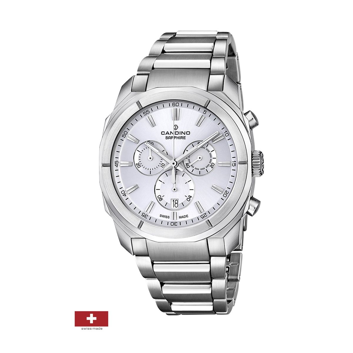 CANDINO - Reloj C4579/1 Candino Plateado Hombre Casual Street Rider