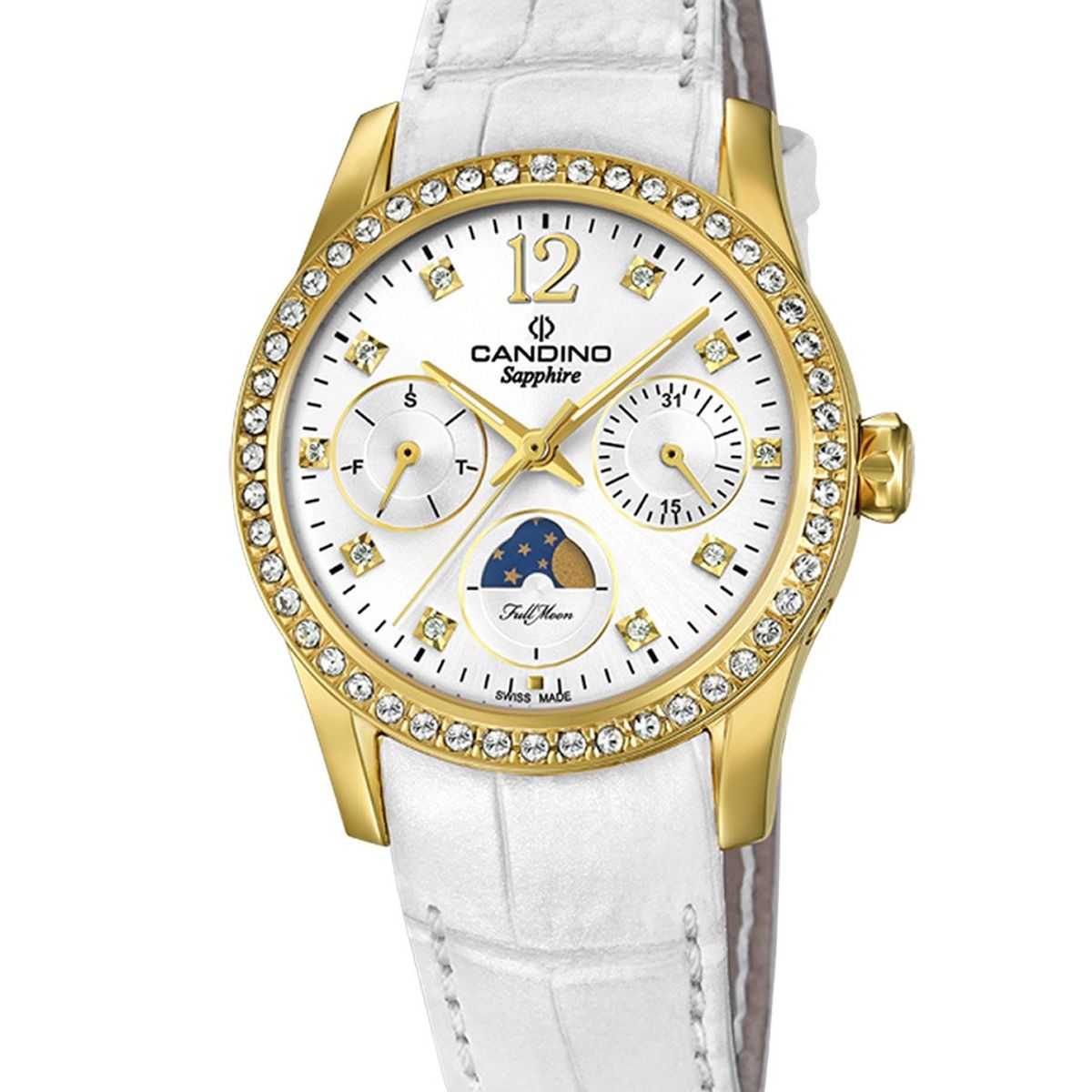 CANDINO - Reloj C4685/1 Candino Blanco Mujer Elegance D-Light