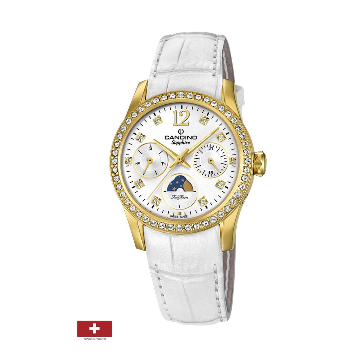 CANDINO - Reloj C4685/1 Candino Blanco Mujer Elegance D-Light