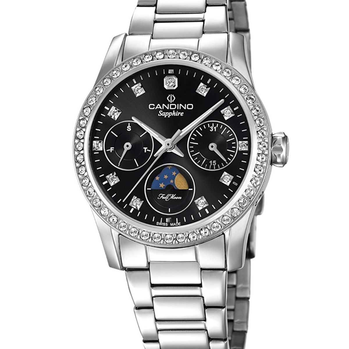 CANDINO - Reloj C4686/2 Candino Negro Mujer Elegance D-Light