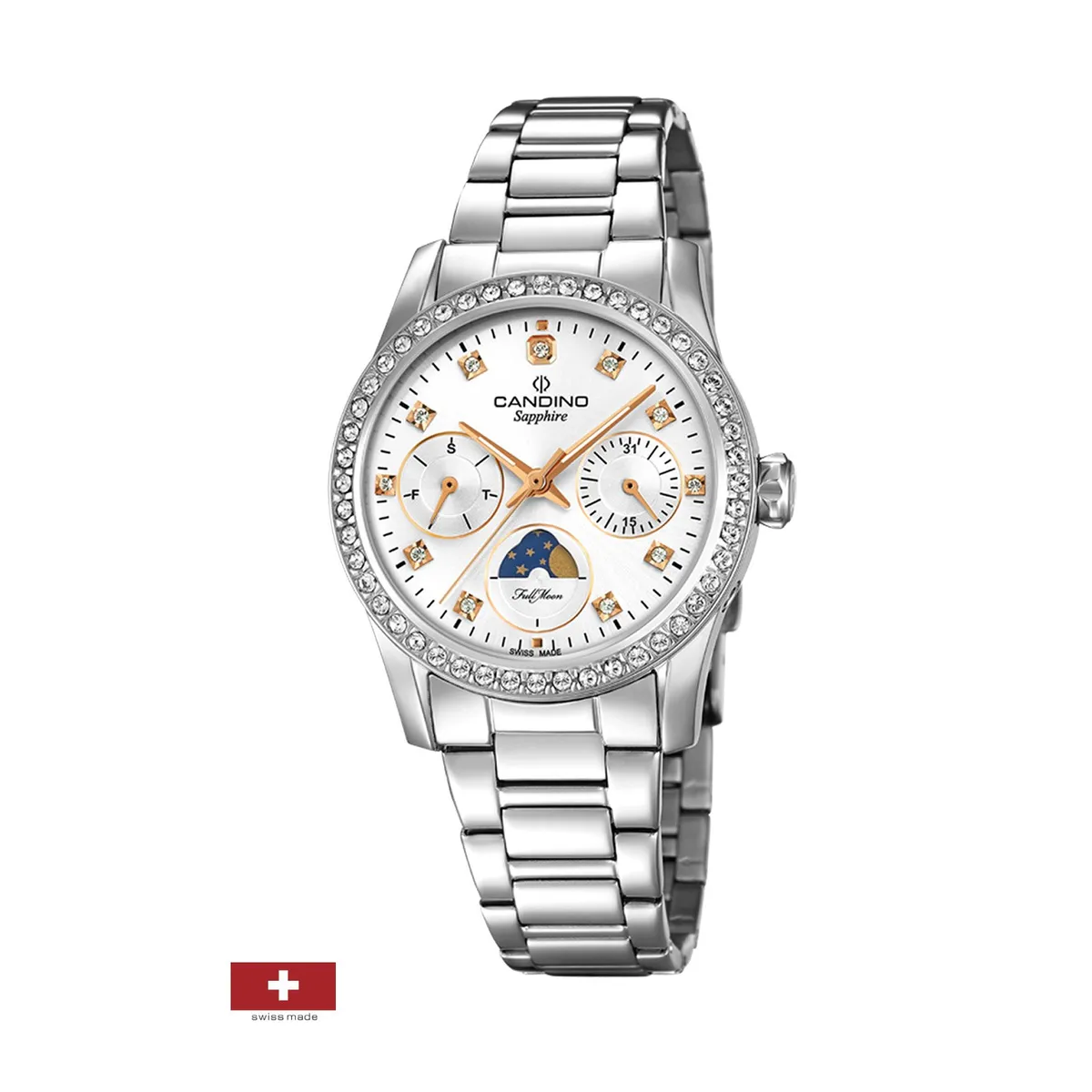 CANDINO - Reloj C4686/1 Candino Blanco Mujer Elegance D-Light