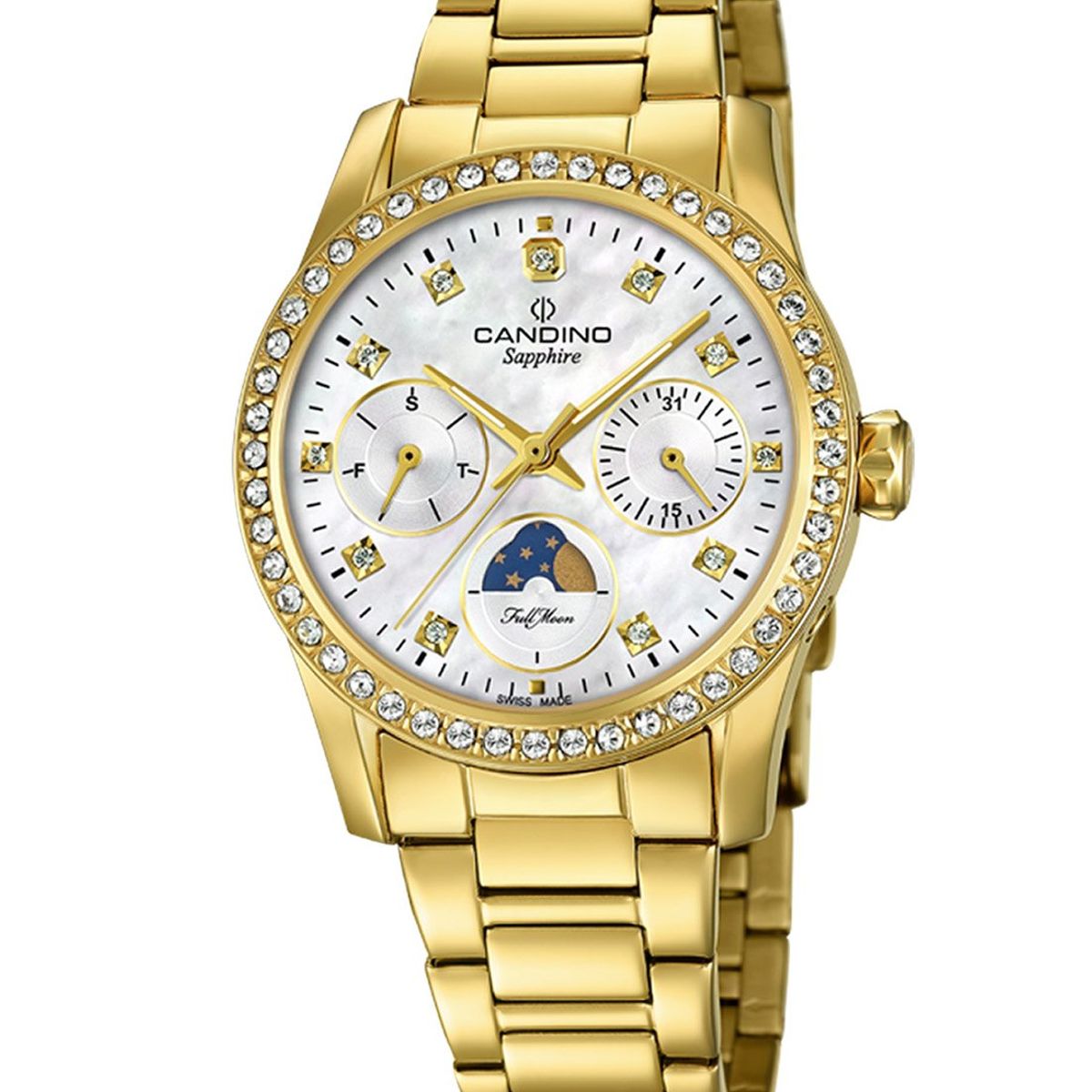 CANDINO - Reloj C4689/1 Candino Blanco Mujer Elegance D-Light