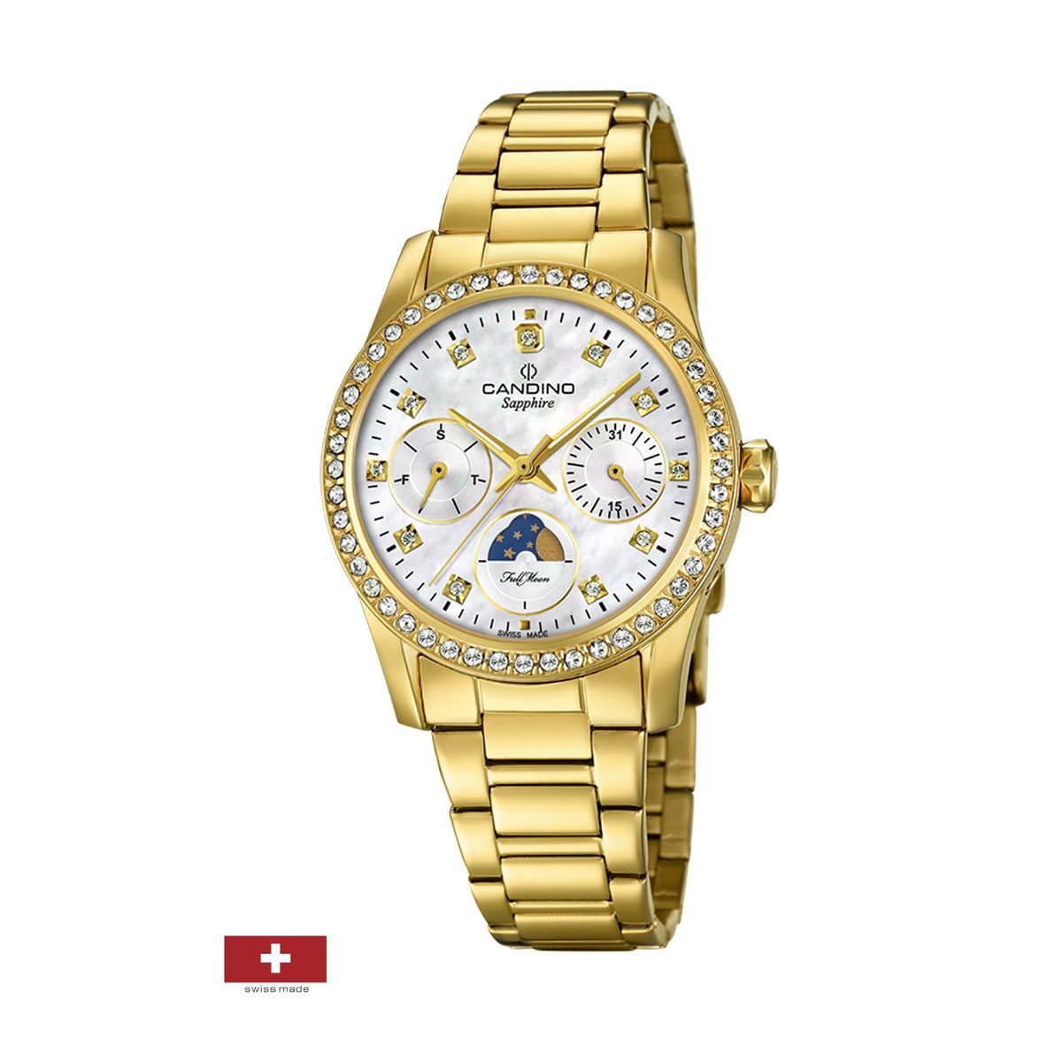 CANDINO - Reloj C4689/1 Candino Blanco Mujer Elegance D-Light