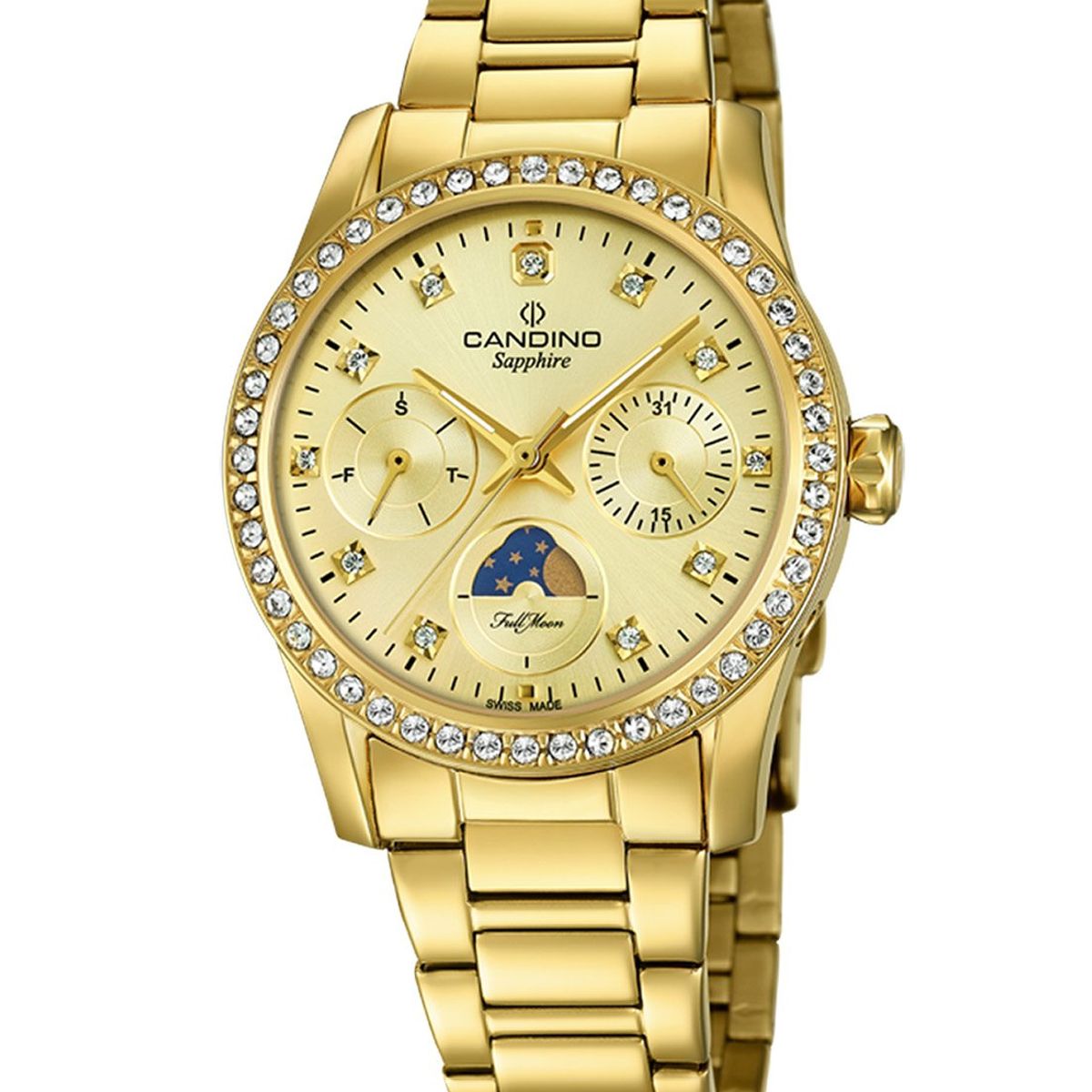CANDINO - Reloj C4689/2 Candino Dorado Mujer Elegance D-Light