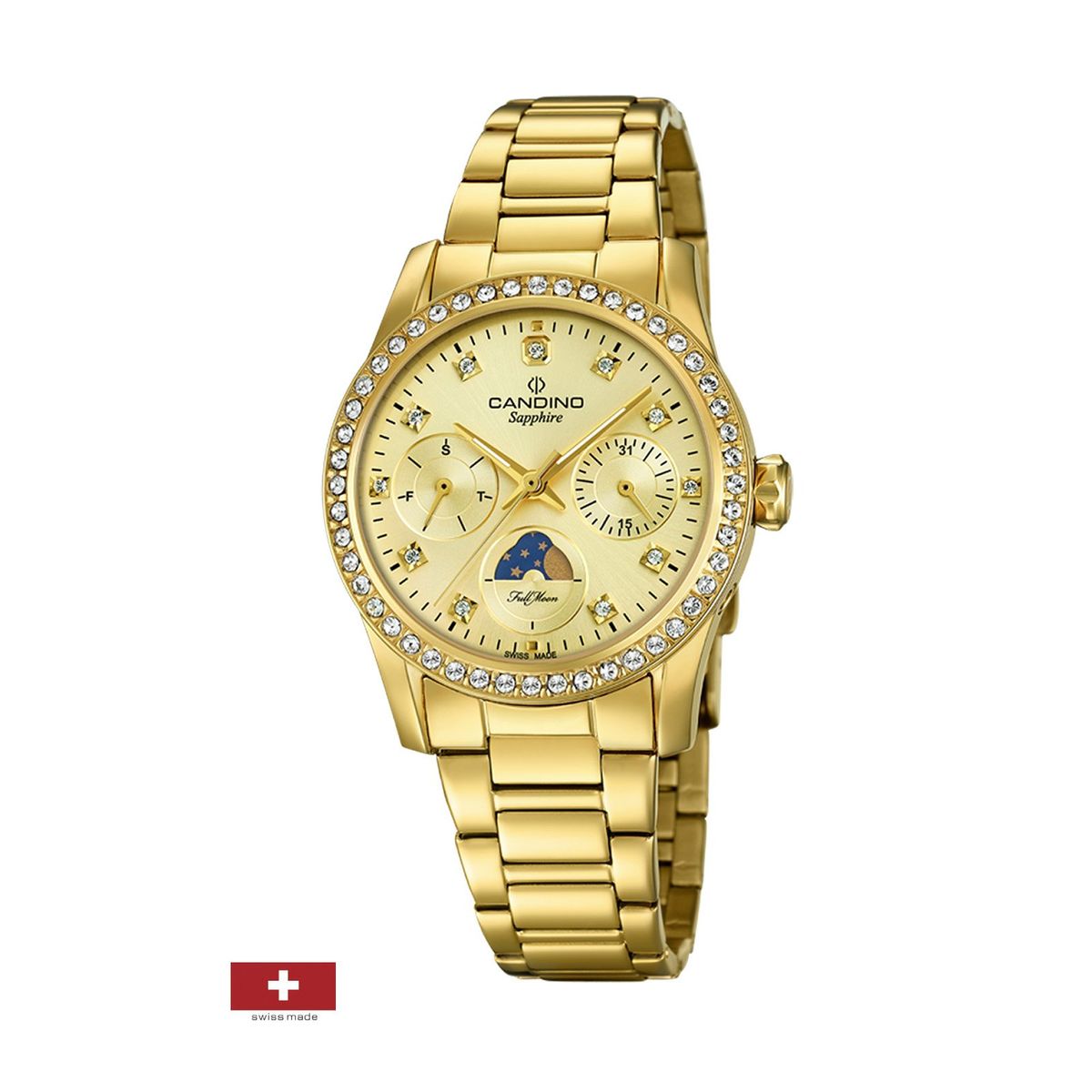 CANDINO - Reloj C4689/2 Candino Dorado Mujer Elegance D-Light