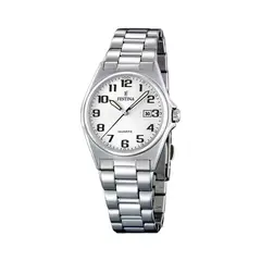 FESTINA - Reloj F16375/9 Blanco Mujer Acero Clasico