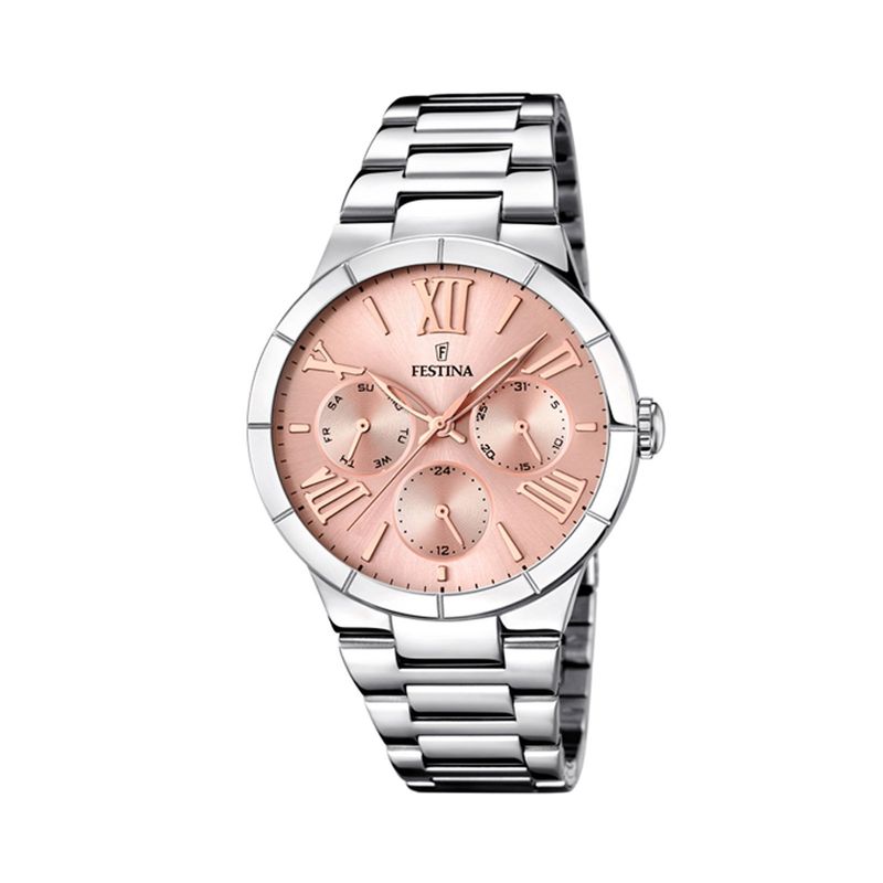 FESTINA - Reloj F16716/3 Festina Golden Rose Mujer Boyfriend Collection