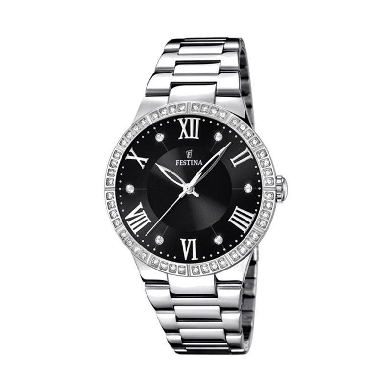 FESTINA - Reloj F16719/2 Festina Negro Mujer Boyfriend Collection