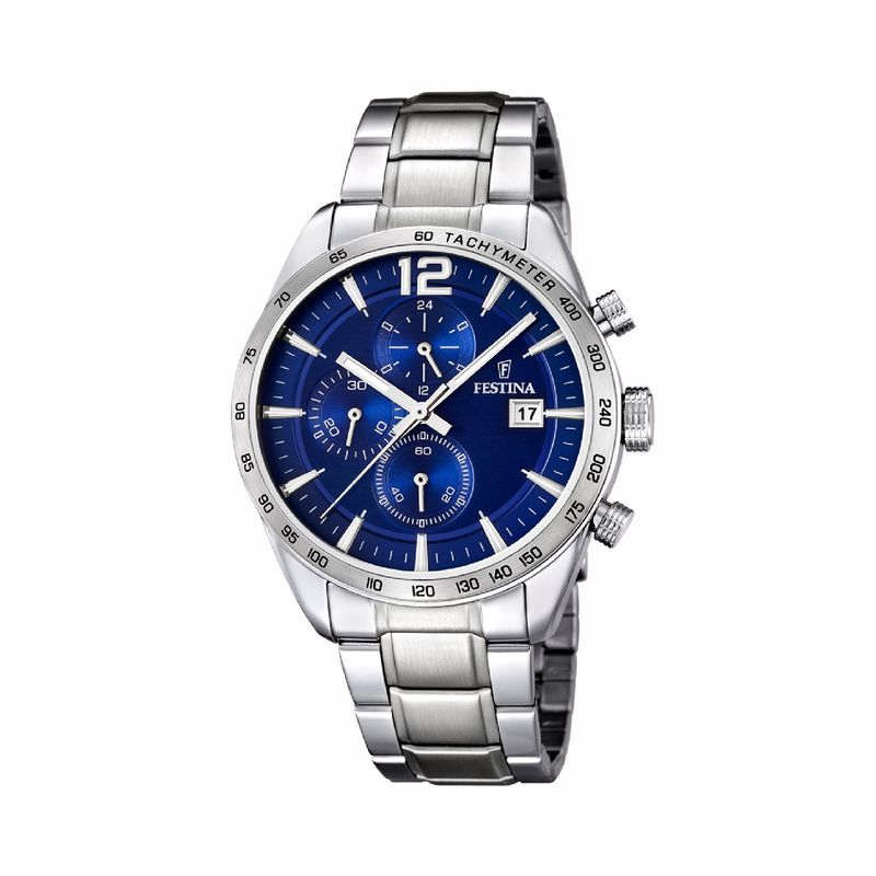 FESTINA - Reloj F16759/3 Festina Azul Hombre Timeless Chronograph