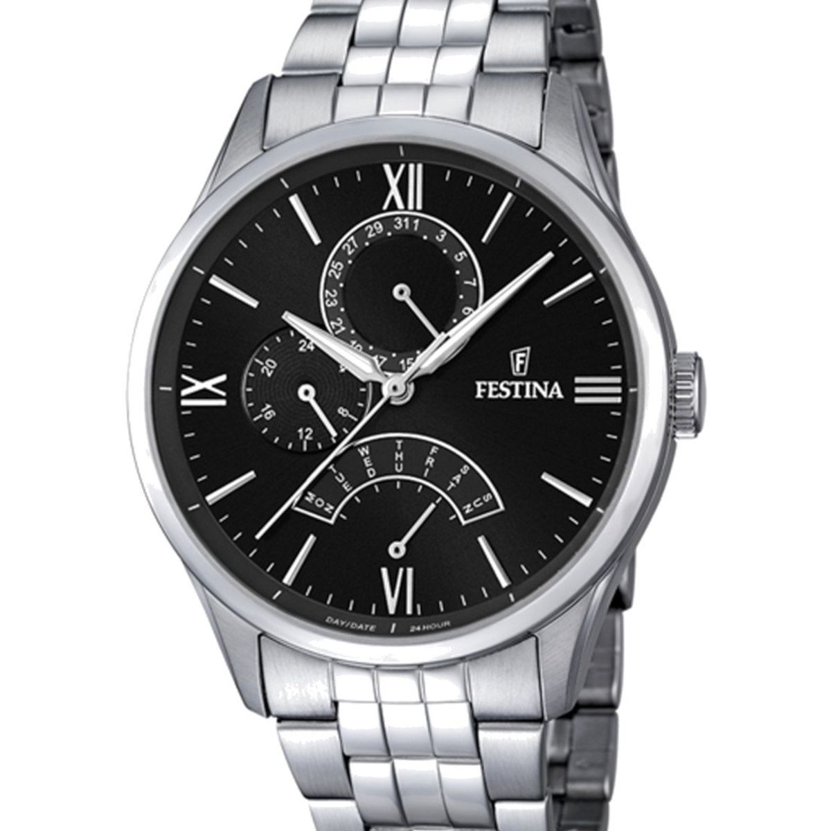 FESTINA - Reloj F16822/4 Festina Negro Hombre Retro