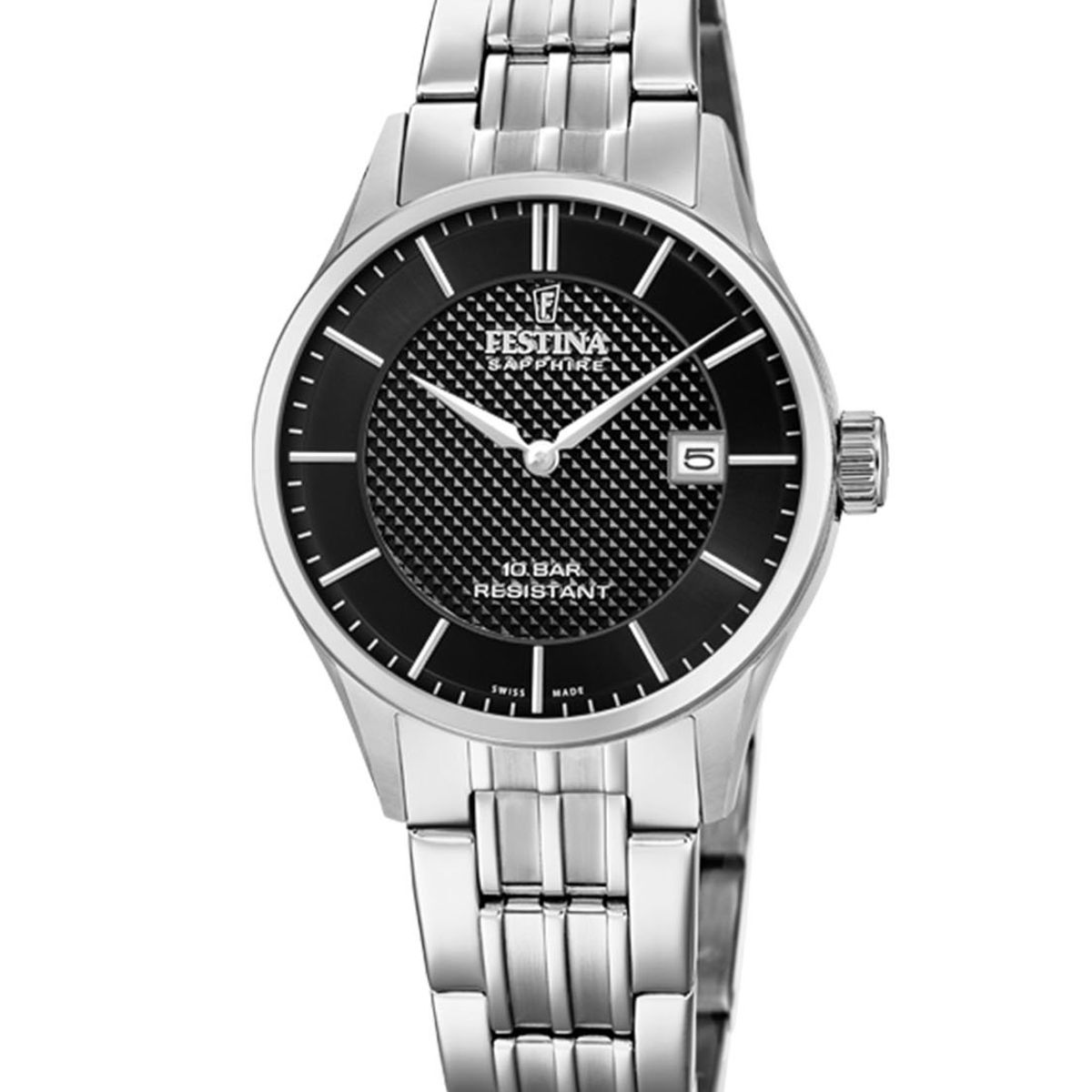 FESTINA SWISS - Reloj F20006/4 Festina Swiss Negro Mujer Swiss Made
