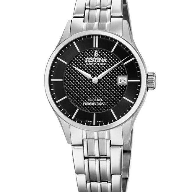 FESTINA SWISS - Reloj F20006/4 Festina Swiss Negro Mujer Swiss Made