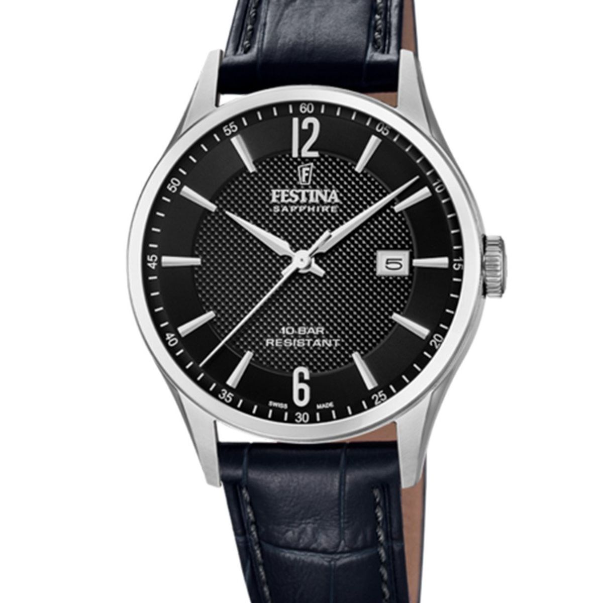 FESTINA SWISS - Reloj F20007/4 Festina Swiss Negro Hombre Swiss Made