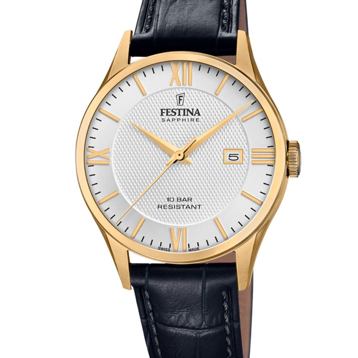 FESTINA SWISS - Reloj F20010/2 Festina Swiss Gris Hombre Swiss Made
