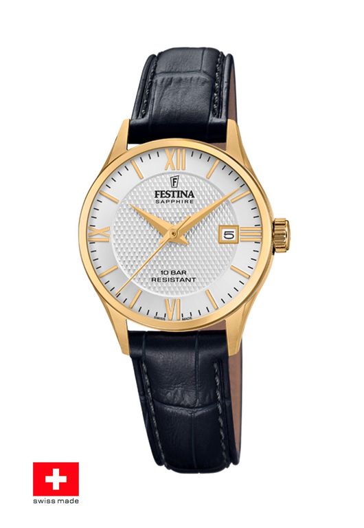 Reloj F20011/1 Gris Mujer Swiss Made Gris TALLA UNICA