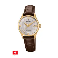 FESTINA SWISS - Reloj F20011/2 Gris Mujer Swiss Made