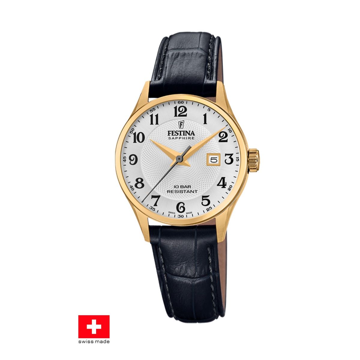 FESTINA SWISS - Reloj F20011/5 Festina Swiss Gris Mujer Swiss Made