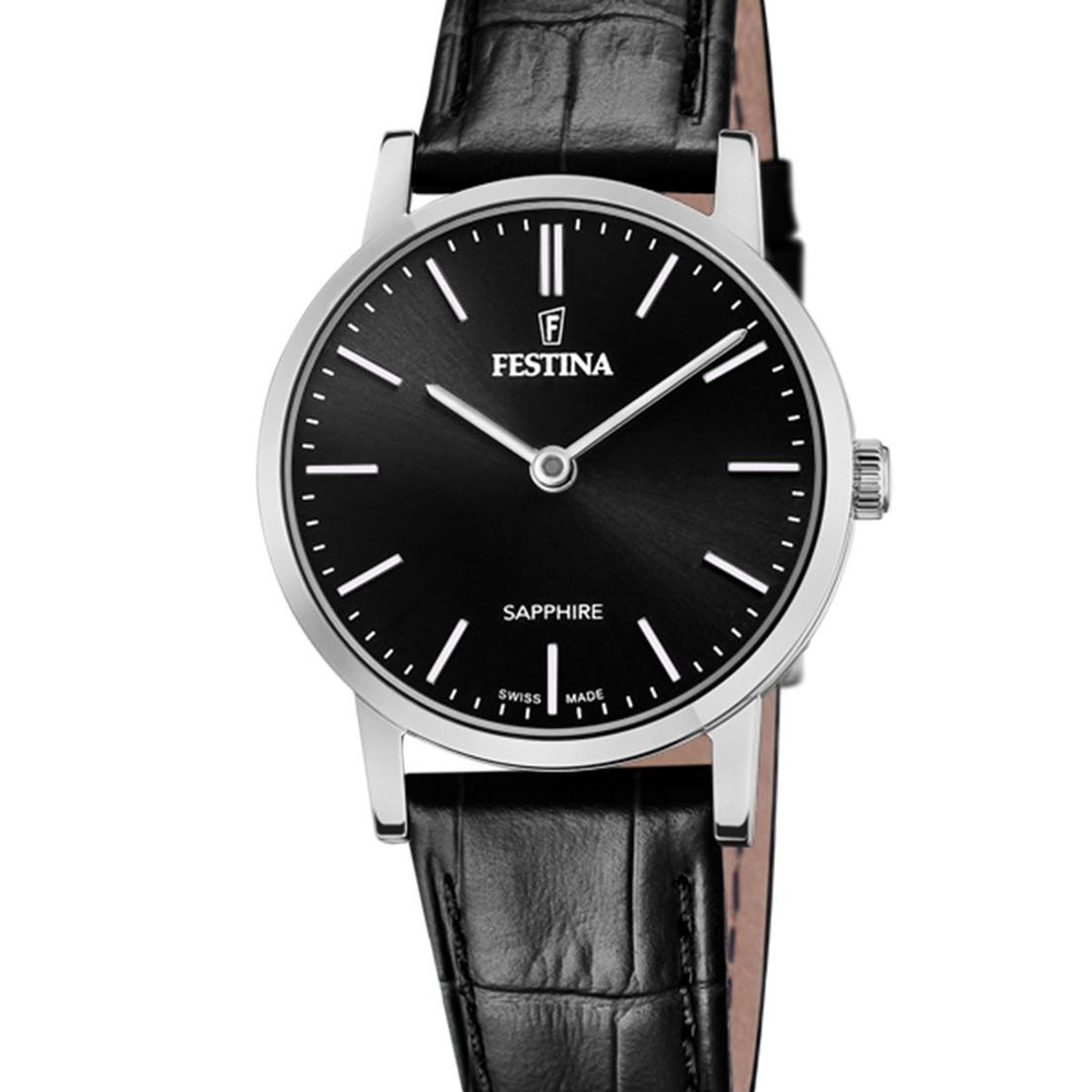 FESTINA SWISS - Reloj F20013/4 Festina Swiss Negro Mujer Swiss Made