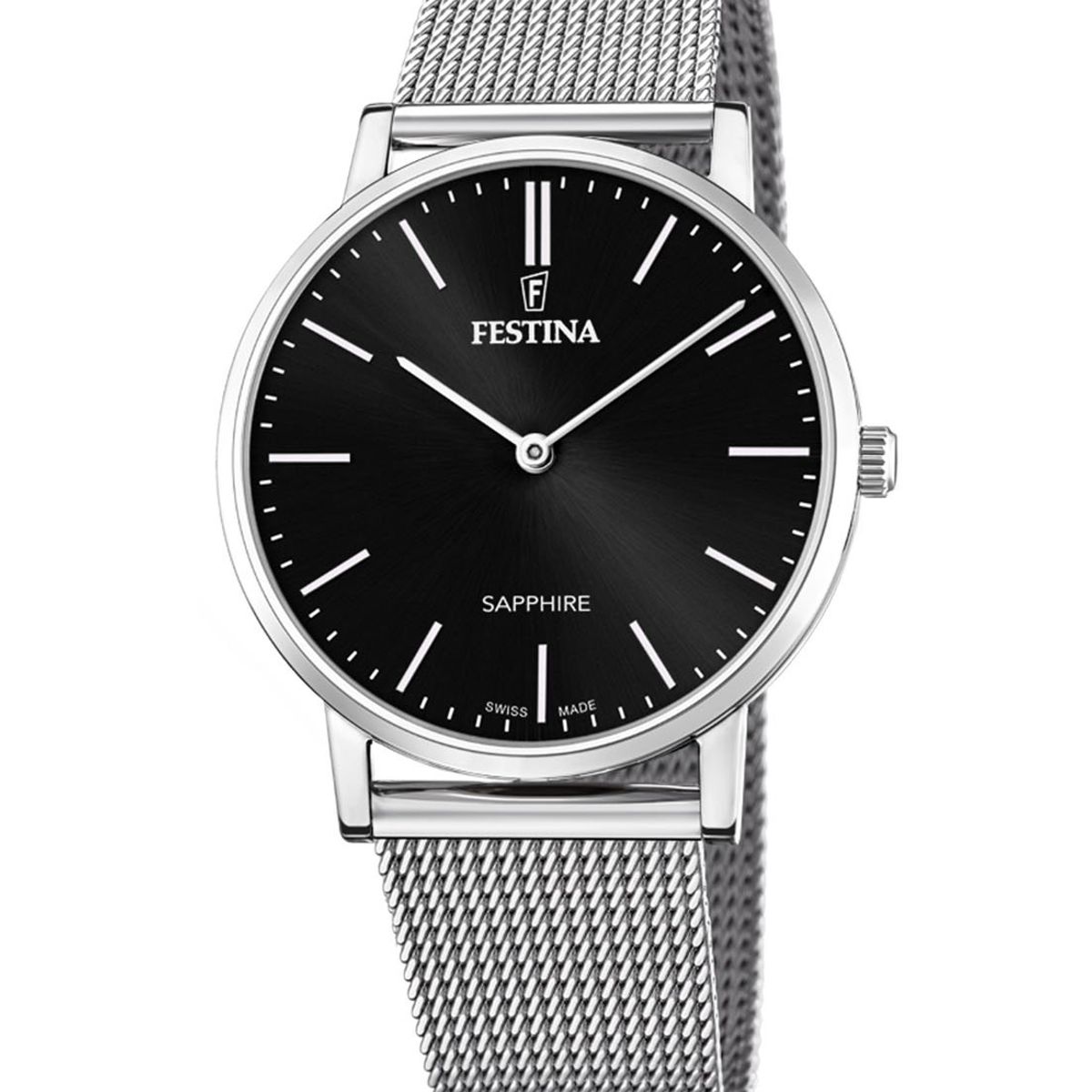 FESTINA SWISS - Reloj F20014/3 Festina Swiss Negro Hombre Swiss Made