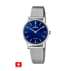 FESTINA SWISS - Reloj F20015/2 Azul Mujer Swiss Made