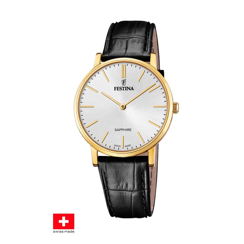 FESTINA SWISS - Reloj F20016/1 Festina Swiss Blanco Hombre Swiss Made