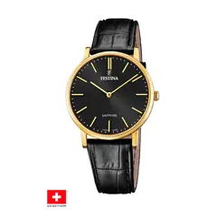 FESTINA SWISS - Reloj F20016/3 Negro Hombre Swiss Made