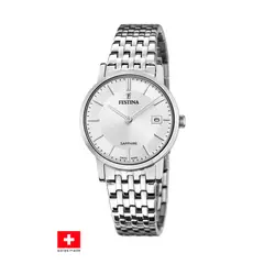 FESTINA SWISS - Reloj F20019/1 Plateado Mujer Swiss Made