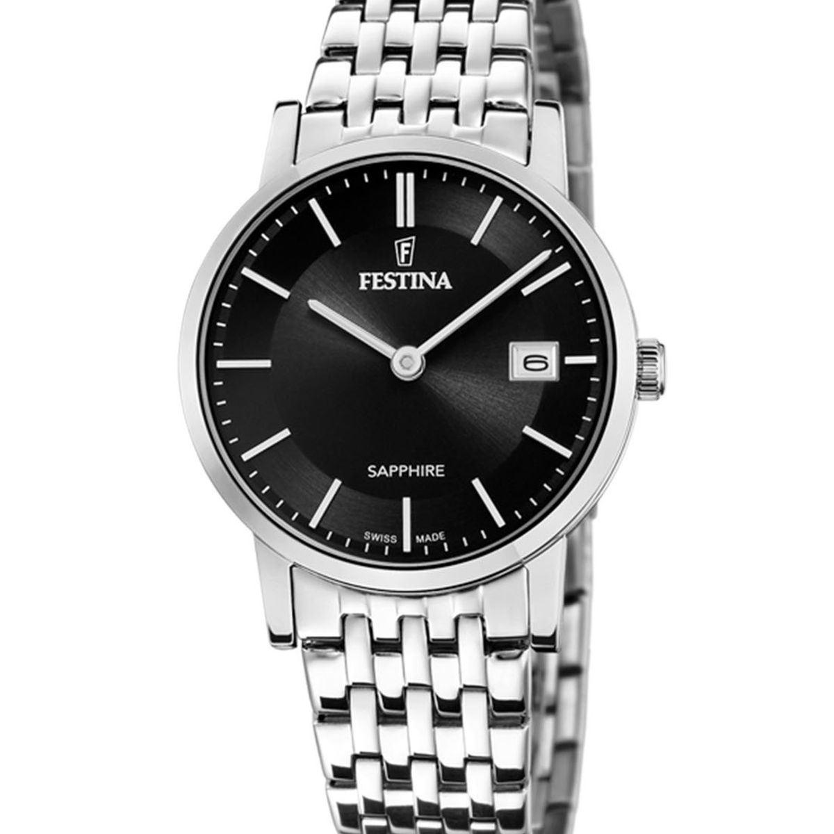 FESTINA SWISS - Reloj F20019/3 Festina Swiss Negro Mujer Swiss Made