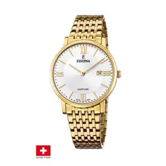 FESTINA SWISS - Reloj F20020/1 Plateado Hombre Swiss Made