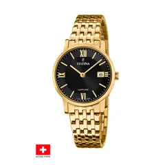 FESTINA SWISS - Reloj F20021/3 Negro Mujer Swiss Made