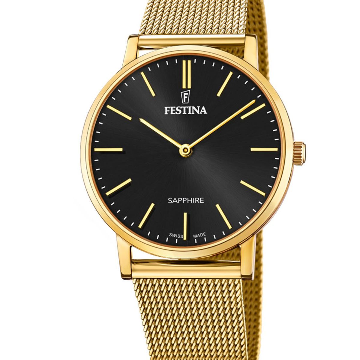 FESTINA SWISS - Reloj F20022/3 Festina Swiss Negro Hombre Swiss Made