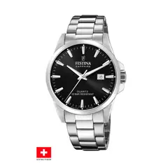 FESTINA SWISS - Reloj F20024/4 Negro Hombre Swiss Made