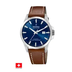 FESTINA SWISS - Reloj F20025/3 Azul Hombre Swiss Made