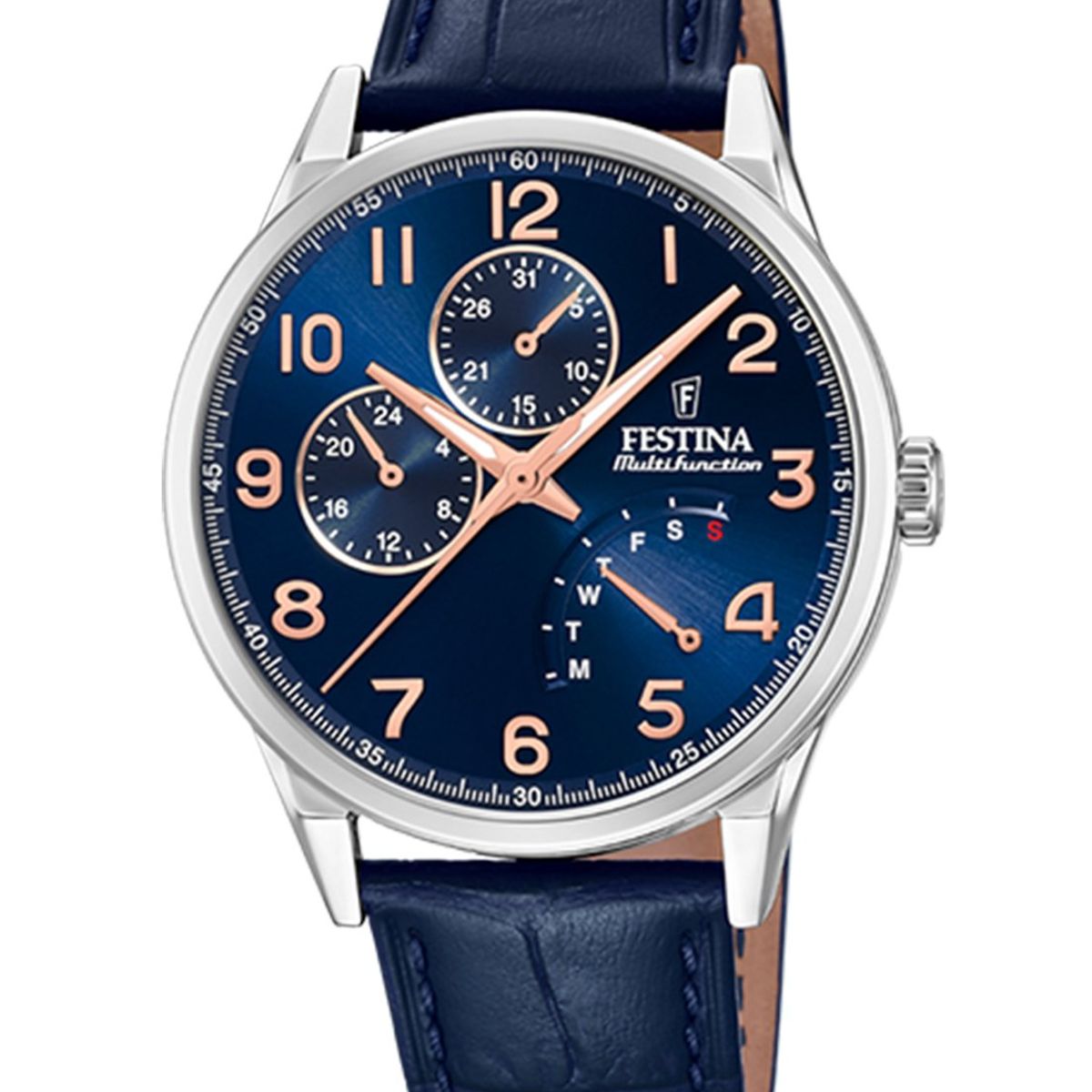 FESTINA - Reloj F20278/B Festina Plateado Hombre Retro