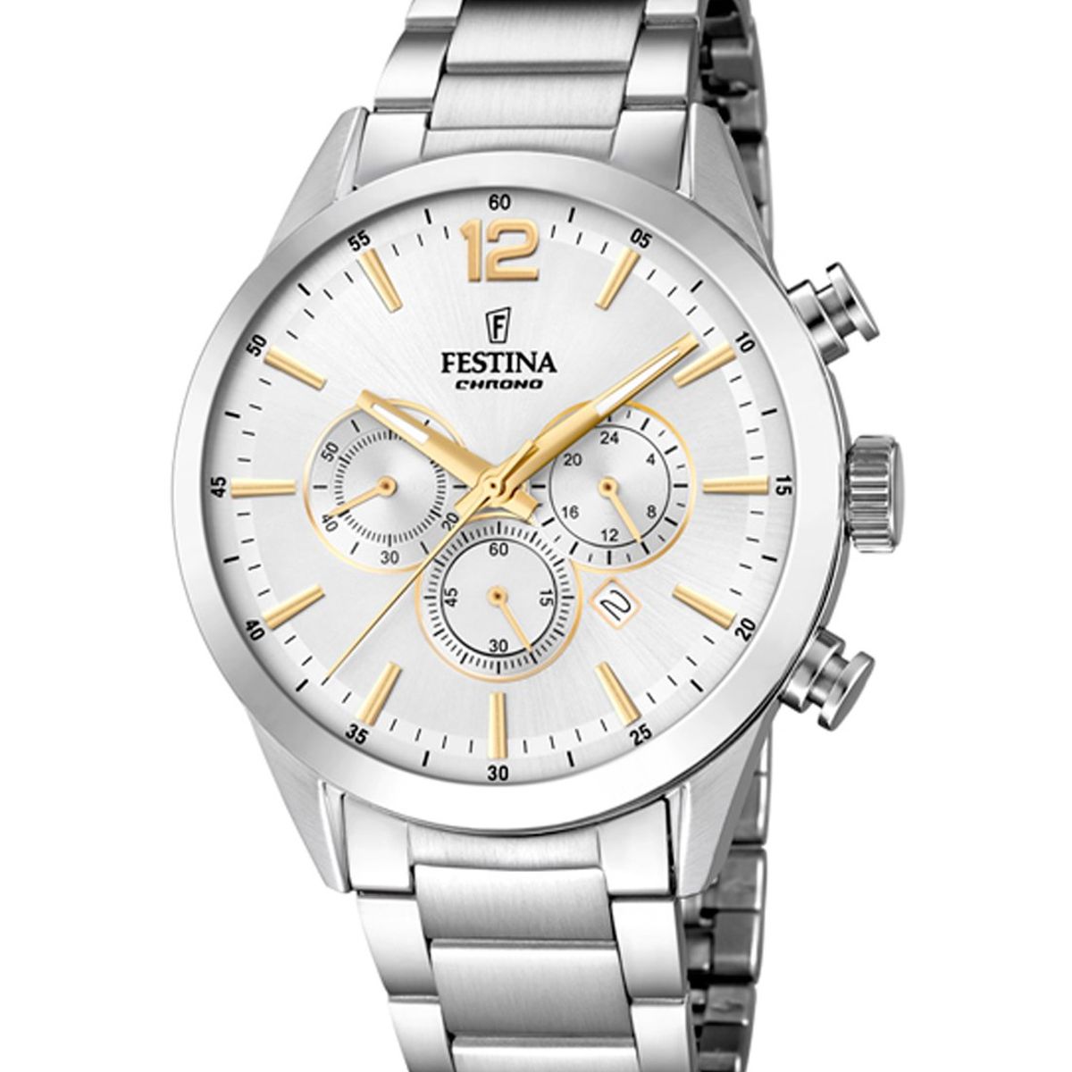 FESTINA - Reloj F20343/1 Festina Plateado Hombre Timeless Chronograph