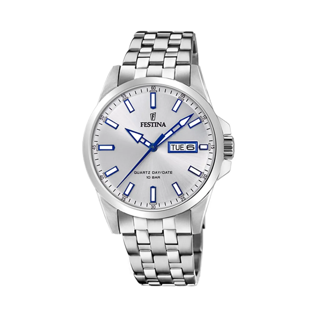 FESTINA - Reloj F20357/1 Festina Plateado Hombre Acero Clásico