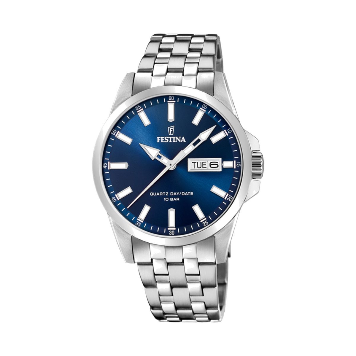 FESTINA - Reloj F20357/3 Festina Azul Hombre Acero Clásico