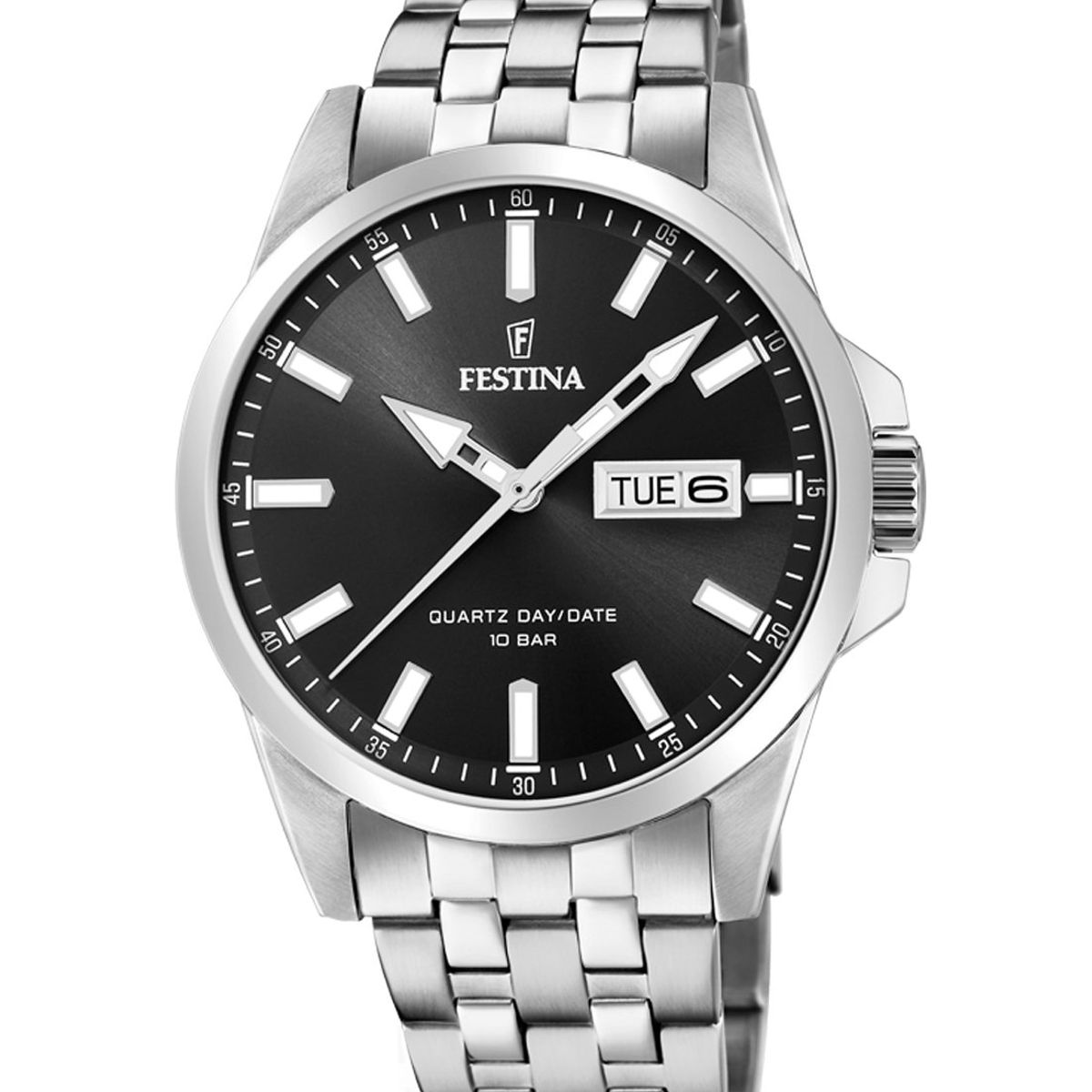 FESTINA - Reloj F20357/4 Festina Negro Hombre Acero Clásico