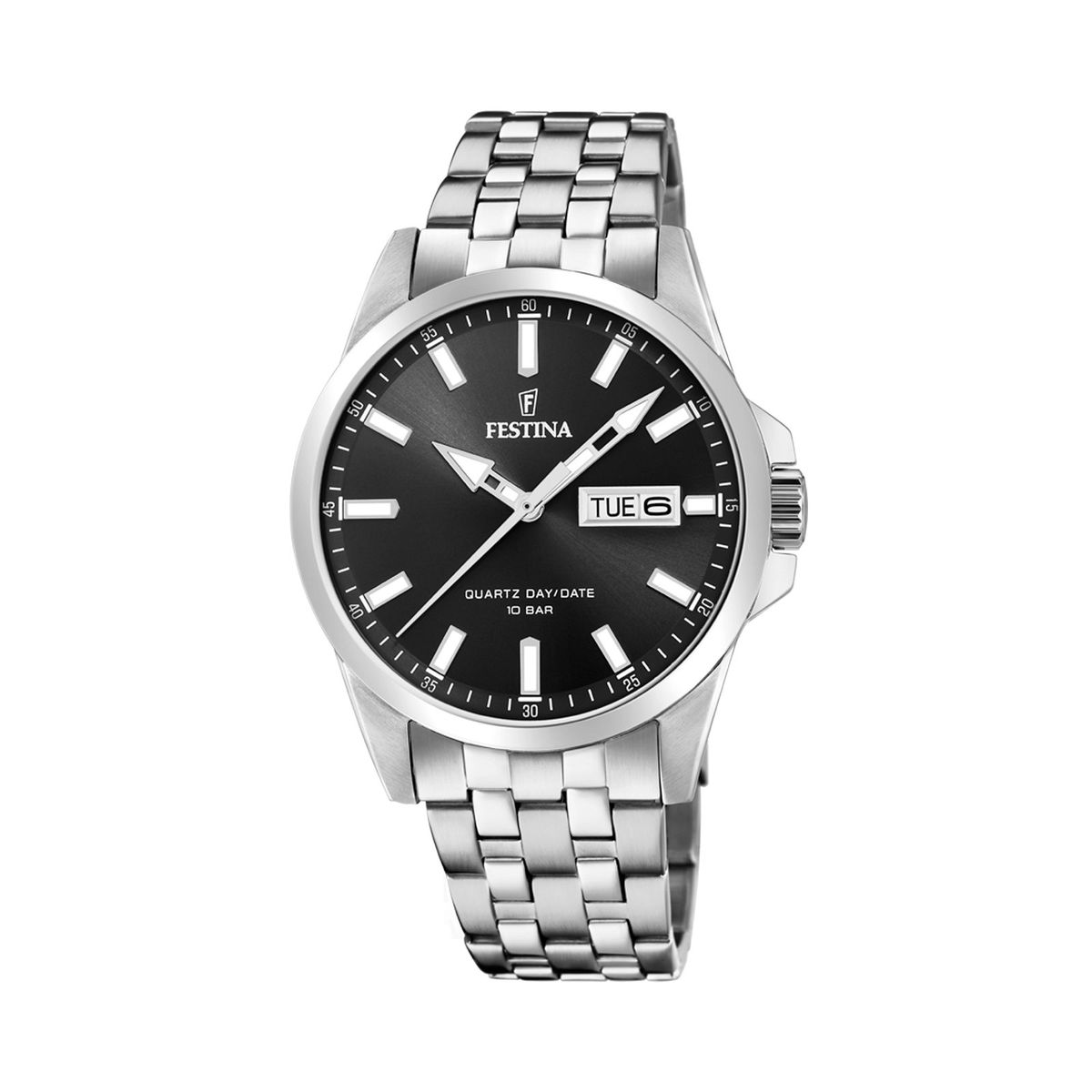 FESTINA - Reloj F20357/4 Festina Negro Hombre Acero Clásico