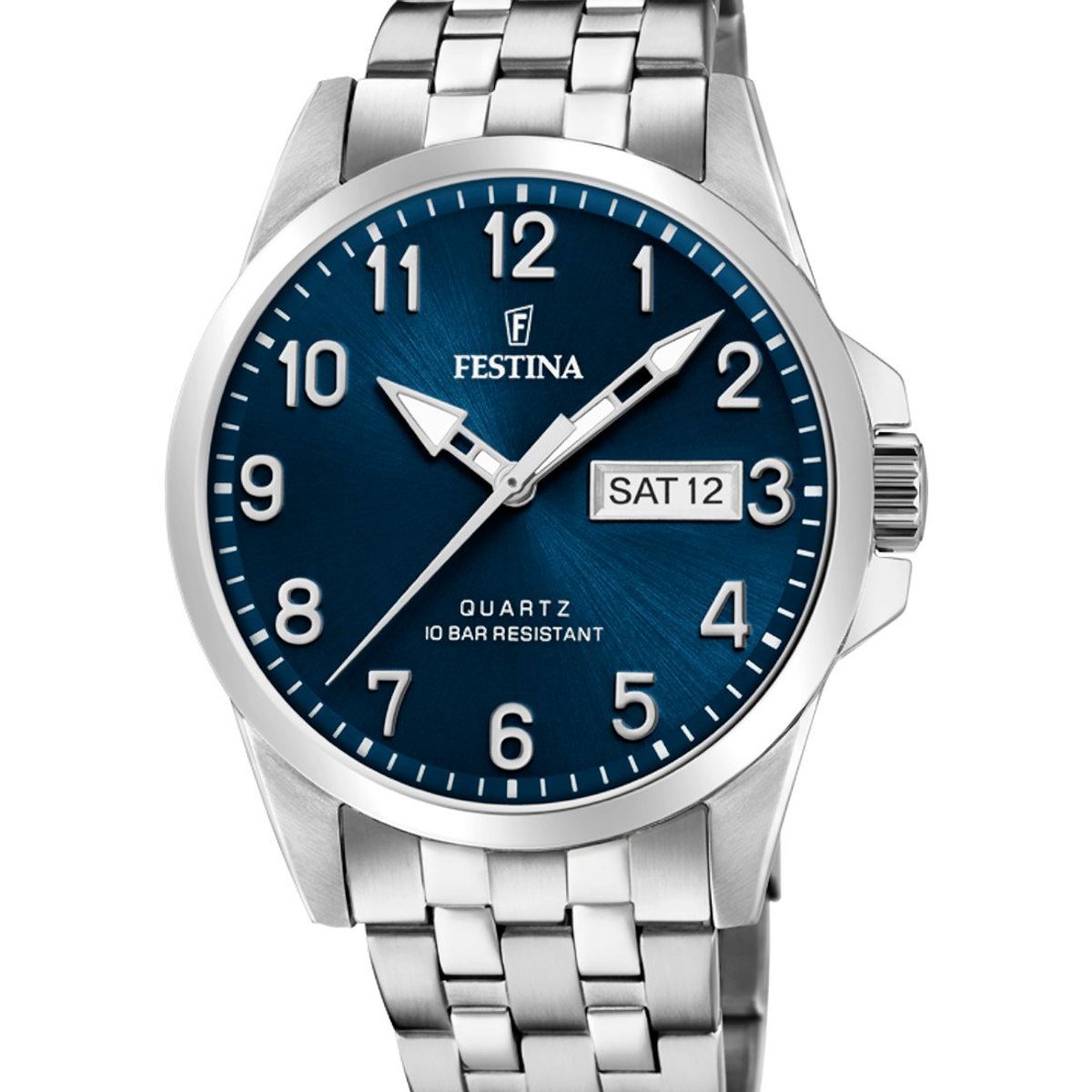 FESTINA - Reloj F20357/C Festina Azul Petróleo Hombre Acero Clásico
