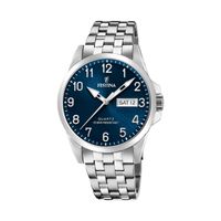 Reloj F20357/C Azul Petróleo Hombre Acero Clásico