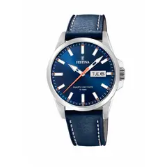 FESTINA - Reloj F20358/3 Azul Hombre Acero Clásico