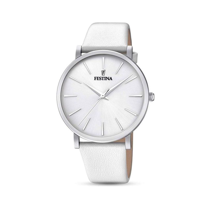FESTINA - Reloj F20371/1 Festina Blanco Mujer Boyfriend Collection