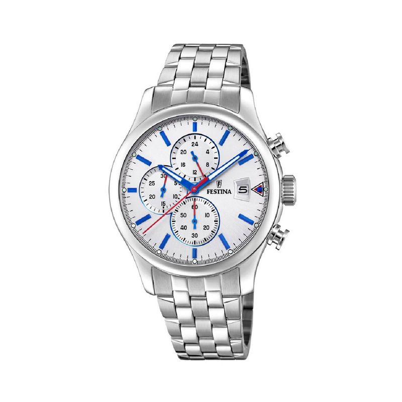 FESTINA - Reloj F20374/1 Festina Blanco Hombre Timeless Chronograph
