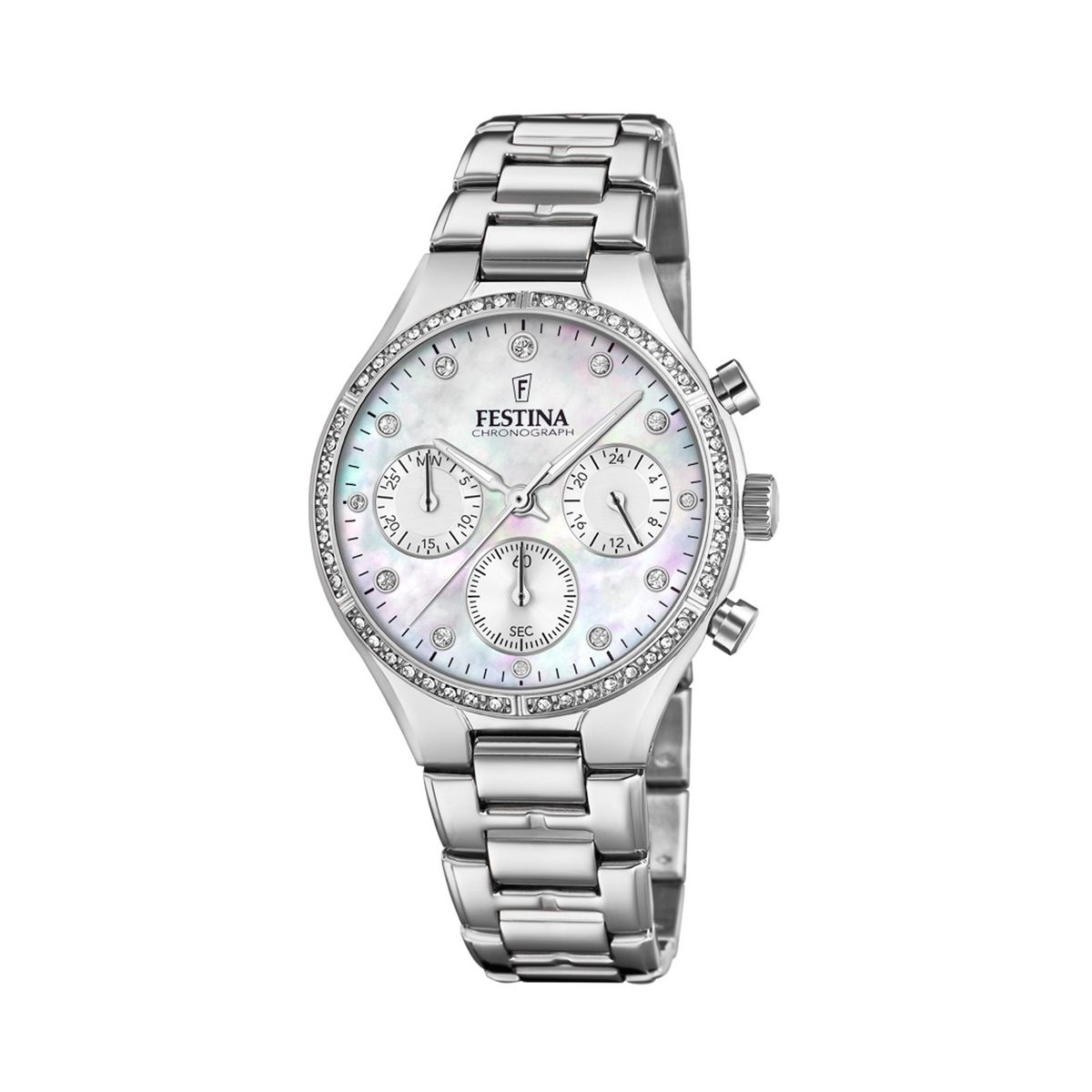 FESTINA - Reloj F20401/1 Festina Blanco Mujer Boyfriend Collection