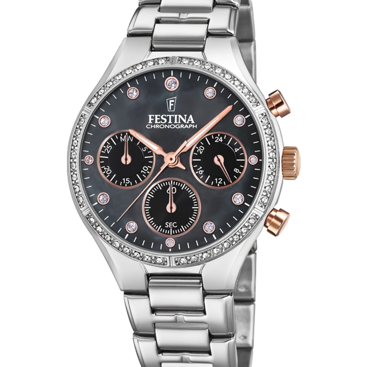 FESTINA - Reloj F20401/4 Festina Negro Mujer Boyfriend Collection